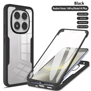 Lichicase เคสป้องกันสองชั้นป้องกันลายนิ้วมือ TPU + PC ฝาครอบโทรศัพท์สำหรับ Redmi <span class=keywords><strong>A7</strong></span> Pro M8 Pro เคสใส - Product Image 1