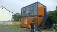 Kostengünstiges, abnehmbares, modulares Containerhaus mit modernem Design und atmungsaktiven Eigenschaften für Einkaufszentren/Wohnlösungen
