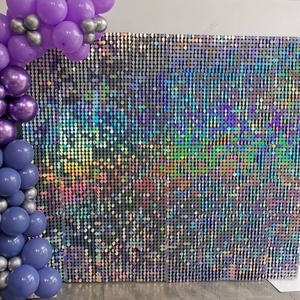 Décoration <span class=keywords><strong>de</strong></span> scène <span class=keywords><strong>de</strong></span> mariage rose bébé, nouvelles couleurs, panneau <span class=keywords><strong>de</strong></span> paillettes entrelacées, utilisation pour les événements <span class=keywords><strong>de</strong></span> fête, <span class=keywords><strong>mur</strong></span> scintillant à paillettes - Product Image 4