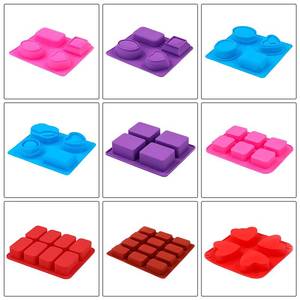 MUYULINS Custom <b>Silicone</b> Bath Mold Various Shapes Square, Oval, Corn-shaped Patterns LFGB Non-stick Multi-functional Suitable - Product Image 3