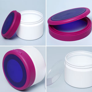 Frasco de plástico hdpe para mascarilla de peluquería, bote de alta calidad con tacto de felpa, 240ml, 300ml, 500ml - Product Image 3