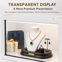 Vitrina Digital Interactiva con Pantalla Táctil Transparente LCD 4K de 75 Pulgadas, Todo en Uno, para Museos, Tiendas Minoristas y Centros Comerciales