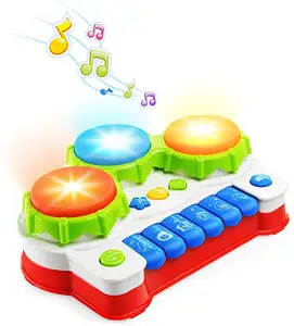 Mainan Bayi Intrusment Musik Balita Belajar Musik Drum Piano Mainan Set Pengembangan Mainan Musik untuk Anak-anak