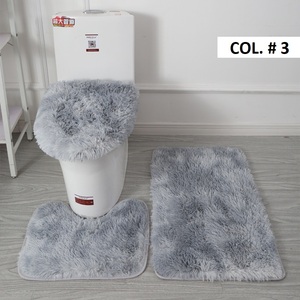 Offre Spéciale : Ensemble de 3 Tapis de <span class=keywords><strong>Toilette</strong></span> – Tapis de Sol et Housse de Couvercle de <span class=keywords><strong>Toilette</strong></span>, Ensemble de Trois Pièces Décoratif et Pratique <span class=keywords><strong>pour</strong></span> la Salle de Bain - Product Image 2