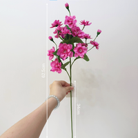 62,5 cm realistische zachte kunstmatige camelia steelbloem voor winterbruiloft, kerst, tuin, vaas, tafel, huisdecoratie, jubileum cadeau