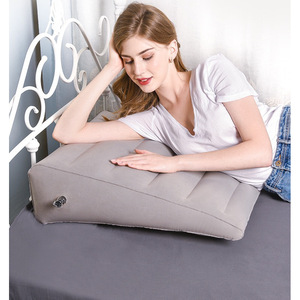 PVC Inflatable Backrest Pillow Rectangular 0.25mm Thickness For Camping Youth Use - Product Image 2