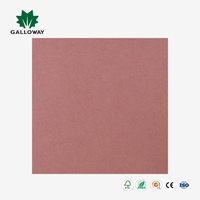 Panneaux MDF ignifuges 16mm 18mm B1, feuilles PHDF FR-MDF ignifuges rouges pour portes coupe-feu, mobilier de bureau, matériaux de construction