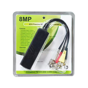 Barang Baru Aksesori CCTV Pemancar Pasangan Terpilin HD CCTV 4 Saluran Video <span class=keywords><strong>Balun</strong></span> AHD/CVI/TVI - Product Image 3