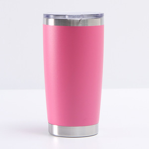 ZREGGUR Custom 20oz 30oz Multi-colored Metal <b>Hot</b> Cold <b>Drink</b> Beer Cup Stainless Steel Vacuum Insulated Tumbler Coffee Travel Mug - Product Image 1