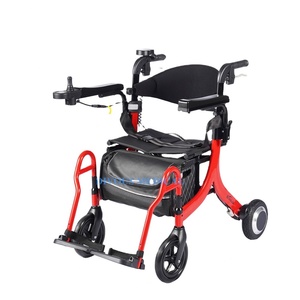 Hot Sale Portable Folding Disabled Travel Multifunct Mobility Scooter <b>Walker</b> Electric <b>Rollator</b> Wheelchair - Product Image 1