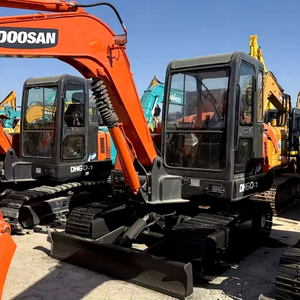 รถขุดมือสองคุณภาพสูงจากเกาหลีใต้ Doosan DH60 DH70 DH55 ขนาด 6 ตัน สภาพ 98% ใช้งานน้อย ชั่วโมงการทำงานต่ำ เครื่องยนต์ EPA CE พร้อม PLC แบริ่ง และปั๊ม - Product Image 1