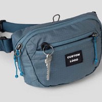 Sac de course en nylon recyclé, personnalisé, imperméable, léger, pliable, sac banane, sac bandoulière pour hommes et femmes, voyage, randonnée