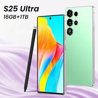 Teléfono Inteligente S25 ULTRA 5G Desbloqueado, Versión Global, 16GB+1TB, Pantalla Dual de 7.3 Pulgadas, Procesador MTK, Teléfono para Juegos