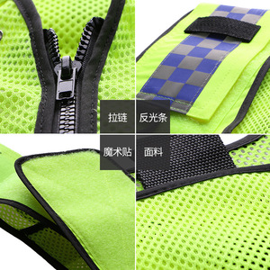 Likai Reflective Safety Vest High Visibility Mesh Construction Work Vest With Multiple Pockets For Security And Rescue Use - Product Image 4