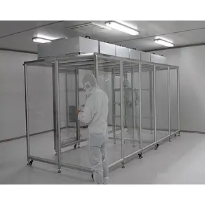 Class 100-10 000 Easy Installation Customized Modular Stainless Steel Clean Room Booth