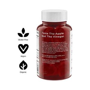 Vinagre de sidra orgánico, Gummy gomitas de vitamina, venta al por mayor, <span class=keywords><strong>Amazon</strong></span>, <span class=keywords><strong>2022</strong></span>, 60 unidades - Product Image 2