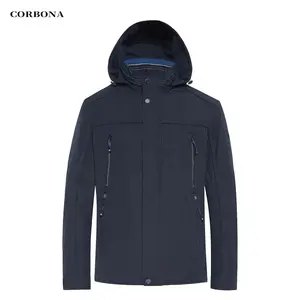 CORBONA 새로운 스타일 특대 가을 재킷 방수 비바람에 견디는 비즈니스 캐주얼 남성 겨울 코트 야외 작업 바지 선물