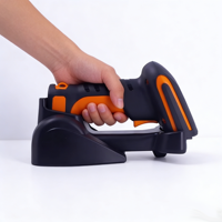 Scanner de codes-barres sans fil OEM industriel 2,4 G CMOS QR 1D 2D multifonction, pistolet portable pour coursiers, entrepôt, stock, USB haute vitesse