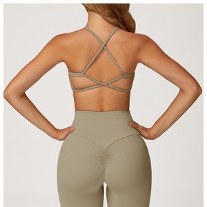 Sujetador deportivo sin costuras, orgánico, de tela tipo toalla, de secado rápido, con diseño de piel cosida, para atletismo, hecho en China - Product Image 5