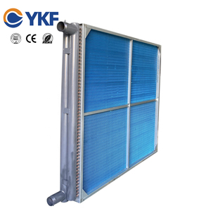 Échangeur de chaleur à surface tubulaire en cuivre industriel YKF, <span class=keywords><strong>radiateur</strong></span> à tubes à ailettes avec ailettes en aluminium hydrophiles - Product Image 2