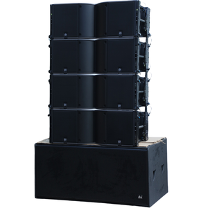 DBK K3 LS218 Subwoofer Passivo Doppio da 18 Pollici + Diffusore Line Array a 2 Vie da 12 Pollici, Sistema PA Professionale Portatile da 2000W di Picco per Concerti - Product Image 4