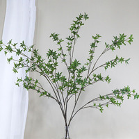 ZY-999 Daun Tanaman Artificial Real Touch Latex 120CM Daun Lonceng Jepang untuk Dekorasi Pernikahan