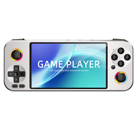 Console de jeu vidéo portable 4,5 pouces avec corps en alliage d'aluminium G36, batterie intégrée 1500 mAh, prise en charge de plus de 23 simulateurs, téléchargement de 30 000 jeux