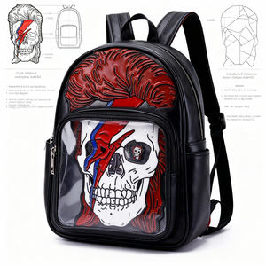 Sac fourre-tout Ita personnalisé avec design squelette, sac à dos OEM, sac à main, fabricant de sacs transparents - Product Image 2