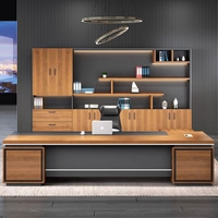 Nouvelle table de direction en bois moderne, durable et peu encombrante, mobilier de bureau commercial, bureau de patron