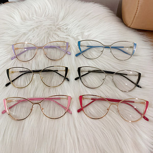 Gafas de Sol Retro con Logotipo Personalizado Nuevo 2025, Montura de Gafas de Ojo de Gato para Mujer, Gafas de Computadora para Mujer, Gafas Fotocromáticas Anti Luz Azul para Mujer - Product Image 6