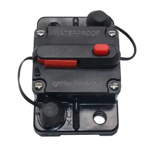 12V-24V 30A-300A Automotive Car Inline Audio Waterproof DC Circuit Breaker Switch for Car RV Boat