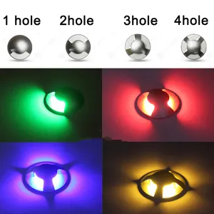 Lámpara subterránea de entrada al aire libre 3W Uno Dos Tres Cuatro Vista lateral Luz de cubierta enterrada - Product Image 2