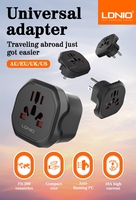 Convertisseur CA LDNIO Z7 2500W Chargeurs de voyage universels 2500W Adaptateurs compacts Prise EU US UK Adaptateur de chargeur universel