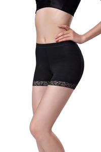 Culotte gainante taille haute Langqin pour femme, effet ventre plat et rehausseur de fesses, avec coussinets, pour des hanches galbées, en polyamide et élasthanne - Product Image 4