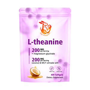 Private Label L-Theanine Magnesium Glycinate Softgels for Magnesium Glycinate Complex Relaxation Relax Sleep Support Softgels - Product Image 1