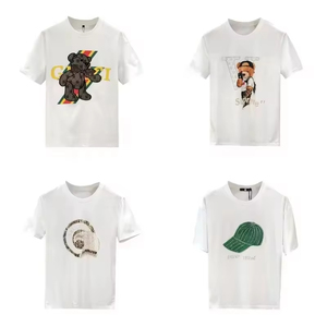 Camisetas Extra Grandes para Hombre 100% Algodón al por Mayor, Camisetas Blancas de Alta Calidad, Camisetas Personalizadas por Sublimación para Hombre, Camisetas Lisas para el Verano - Product Image 1