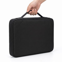 Funda Protectora para Laptop Negra al por Mayor, con Múltiples Capas Amortiguadoras y Cubierta para el Sol, con Logotipo Personalizado Disponible