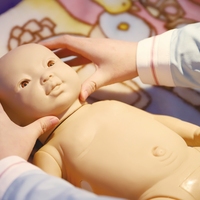 Maniquí Inteligente para Bebés para Entrenamiento Táctil, Simulador de Enseñanza Médica para Recién Nacidos