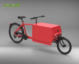 חדש 2 גלגל חשמלי מטען אופניים Bakfiet 7 מהירות הולנדי מטען אופני עם עבור ילד