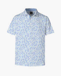 Logo personnalisé broderie respirant 4 voies extensible 3 boutons t-shirts de sport Polo vêtements de golf pour hommes - Product Image 5