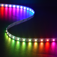Fabricant de bandes LED numériques à pixels, 24 volts, 5 m, flexibles, noires et blanches, pour rétroéclairage de télévision, bande LED intelligente RGB