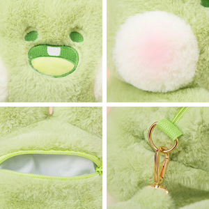 Nueva llegada <span class=keywords><strong>Dudu</strong></span> conejito de peluche juguetes de peluche conejo adorable regalo para niños con bolsa de algodón PP para niños Venta caliente bolsa de muñeca personalizada - Product Image 2