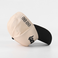 Groothandel Klassieke Tweekleurige Luipaard 3D Borduurwerk Logo Gestructureerde Baseball Cap Op Maat Gemaakt Gebogen Klep Unisex Klimmen Rennen