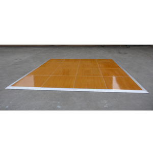 Piste de danse en bois modulaire portable 4x4 pieds pour événements intérieurs - Product Image 3