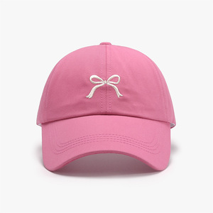 Sombrero <span class=keywords><strong>de</strong></span> copa deportivo para mujer <span class=keywords><strong>de</strong></span> alta calidad con bordado <span class=keywords><strong>de</strong></span> lazo y viseras <span class=keywords><strong>de</strong></span> <span class=keywords><strong>cola</strong></span> <span class=keywords><strong>de</strong></span> <span class=keywords><strong>caballo</strong></span> faltantes Sombrero vacío superior suave para uso al aire libre - Product Image 1