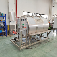500l 1000l petit réservoir intégré de CIP/système de nettoyage de CIP/système de CIP pour des réservoirs de brassage de jus de lait de laiterie