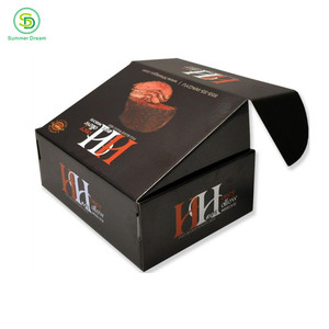 Logo personalizzato carta stampata nero Mailer scatola di cartone scatole di spedizione per t-shirt abbigliamento regalo scarpe Packaging - Product Image 3