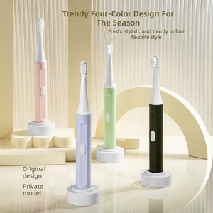 Nuevo <span class=keywords><strong>Cepillo</strong></span> de <span class=keywords><strong>Dientes</strong></span> Eléctrico Elegante <span class=keywords><strong>Recomendado</strong></span> por Influencers, <span class=keywords><strong>Cepillo</strong></span> de <span class=keywords><strong>Dientes</strong></span> Autolimpiante de Cerdas Suaves Estilo Nórdico para Adultos y Parejas - Product Image 1