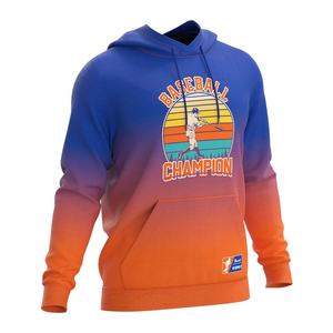 เสื้อฮู้ดดี้กีฬาแขนยาวแบบใหม่สำหรับฤดูหนาว ขายส่ง ODM ออกแบบเองได้ เสื้อฮู้ดดี้แบบหนา เสื้อเบสบอลแบบสวมหัว - Product Image 3