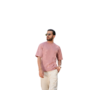 2025 venta al por mayor de hombres tejidos 100% algodón transpirable de secado rápido Casual elegante camisetas holgadas a la venta precio bajo - Product Image 5